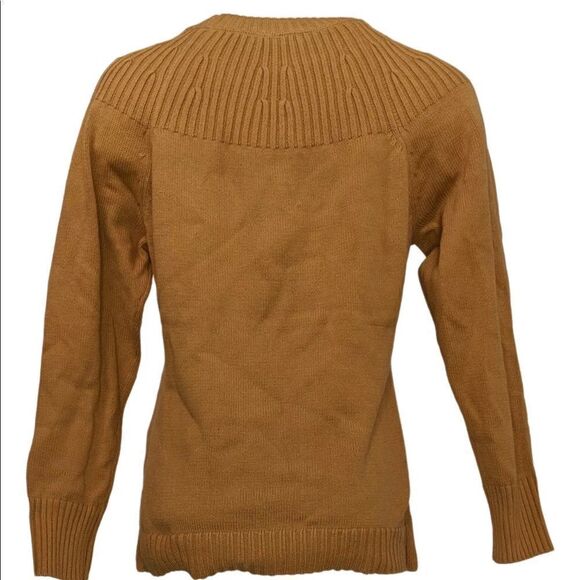 Isaac Mizrahi Live! Ribbed Neck Pullover Sweater - Picture 4 of 5